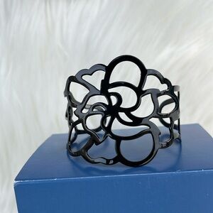 Lia Sophia Flower Cuff Bracelet